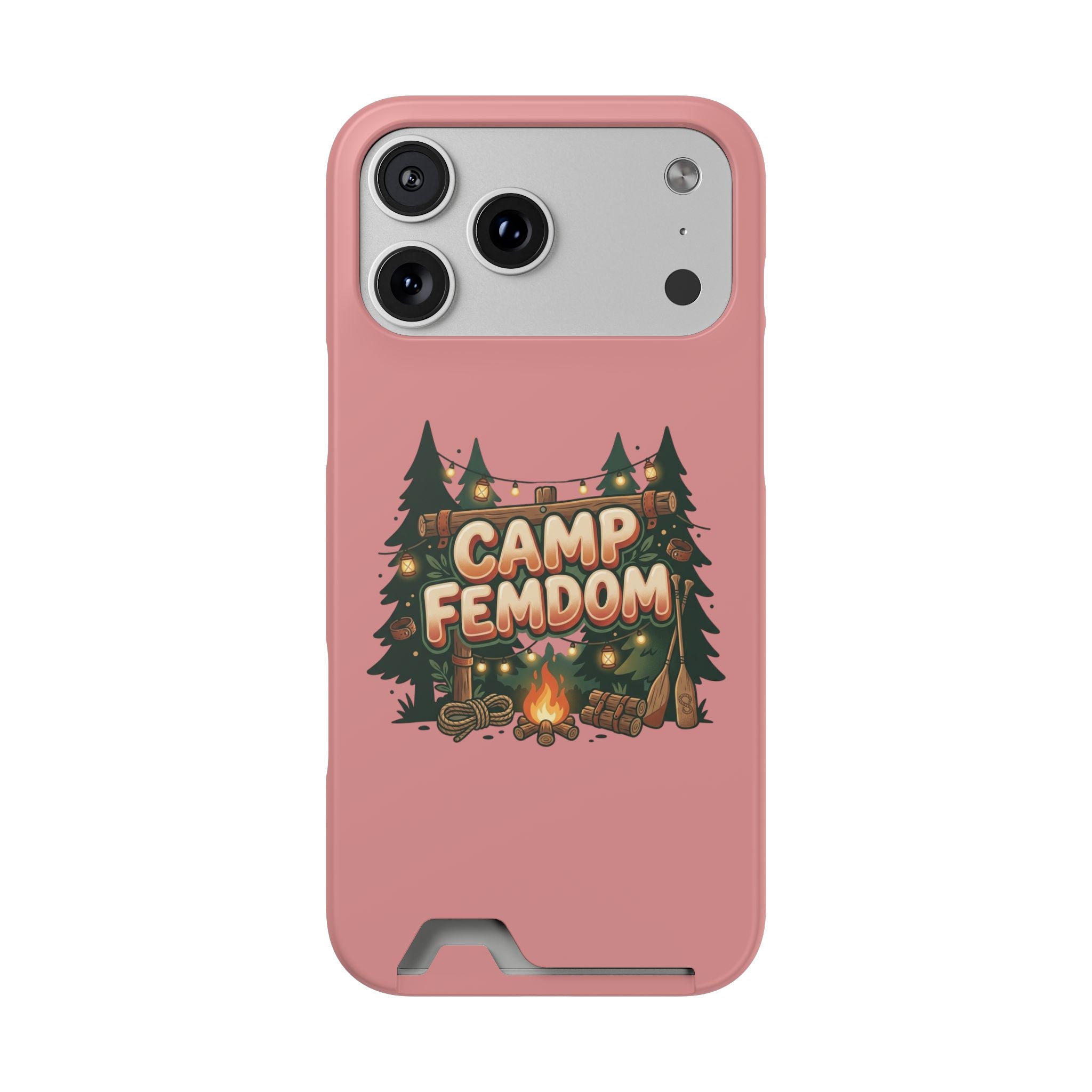 Phone Case — 'Camp Femdom' Card Holder Protective Case