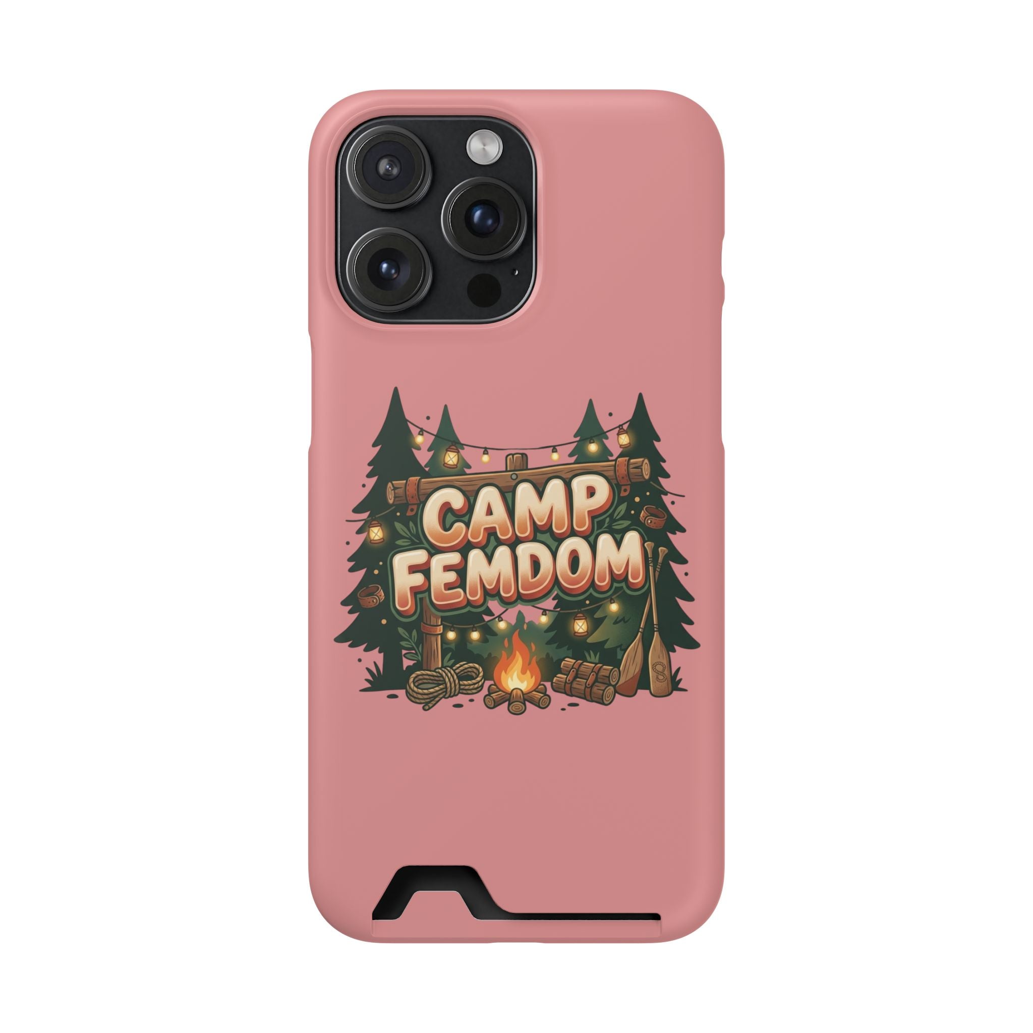 Phone Case — 'Camp Femdom' Card Holder Protective Case