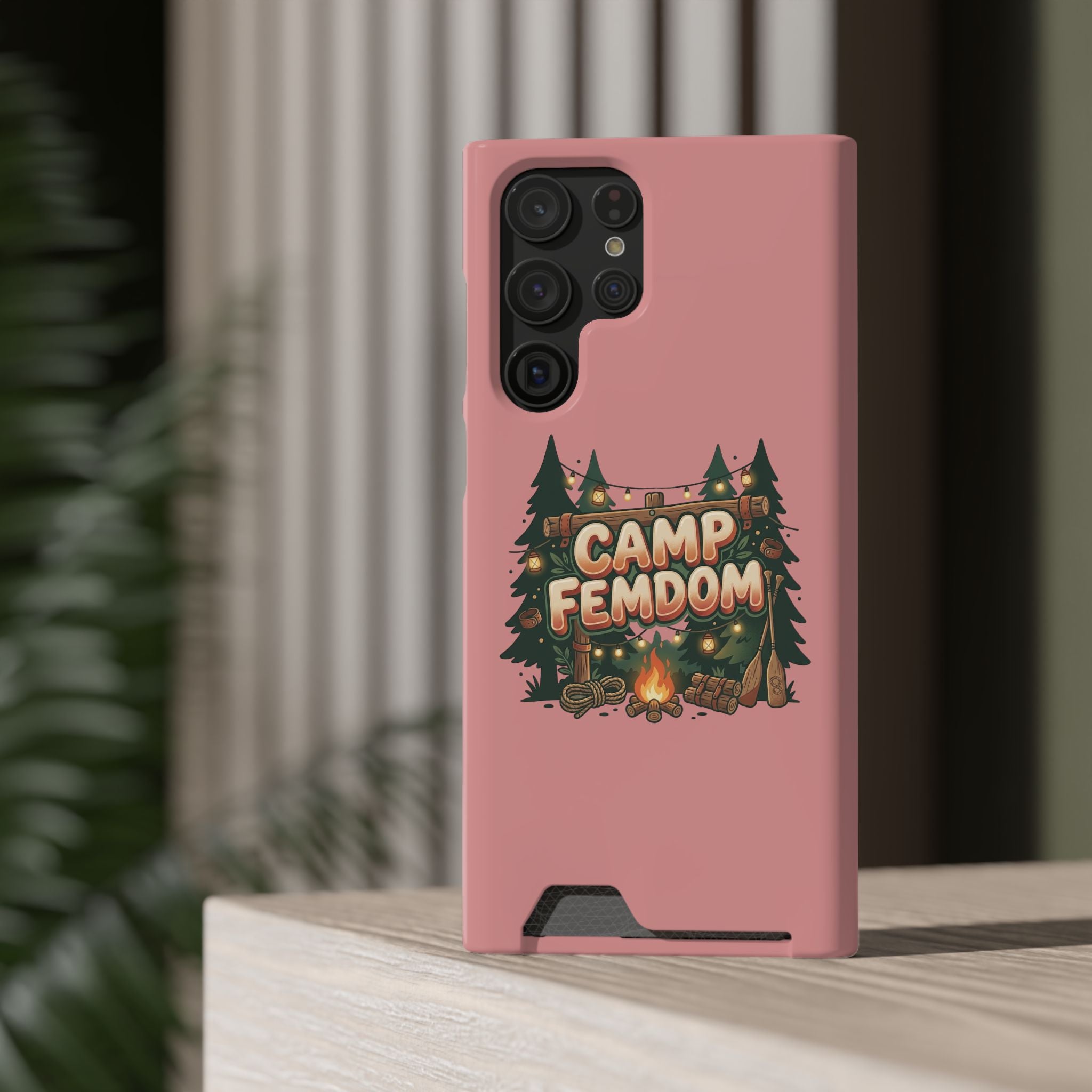 Phone Case — 'Camp Femdom' Card Holder Protective Case