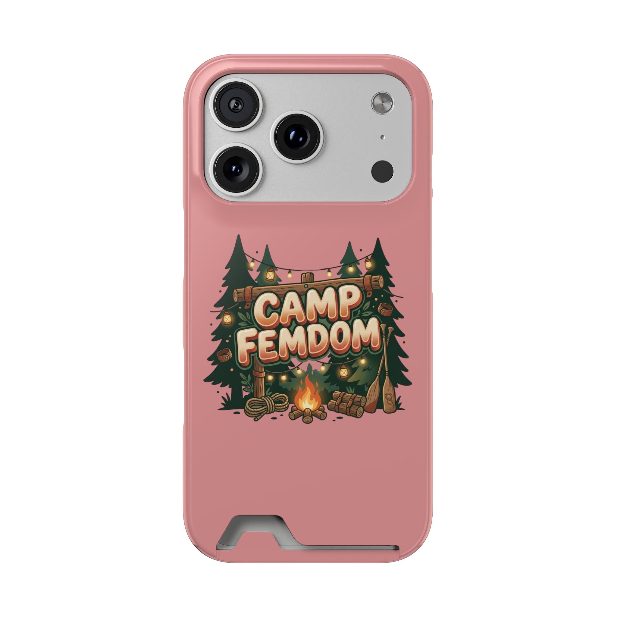 Phone Case — 'Camp Femdom' Card Holder Protective Case