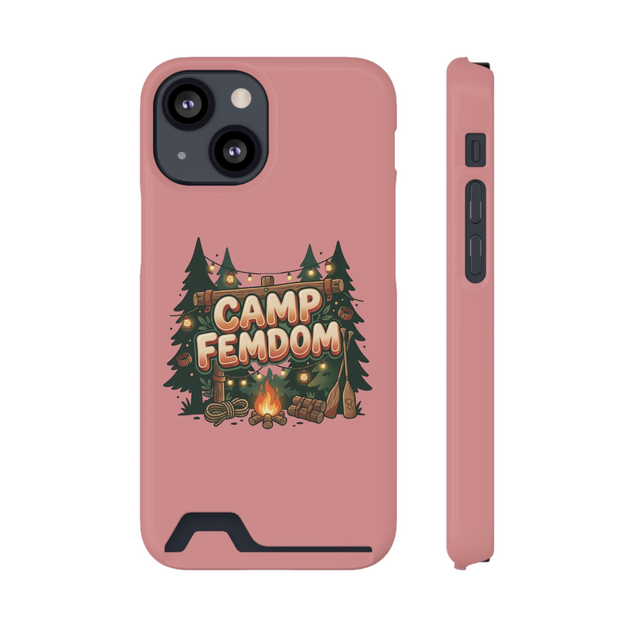 Phone Case — 'Camp Femdom' Card Holder Protective Case