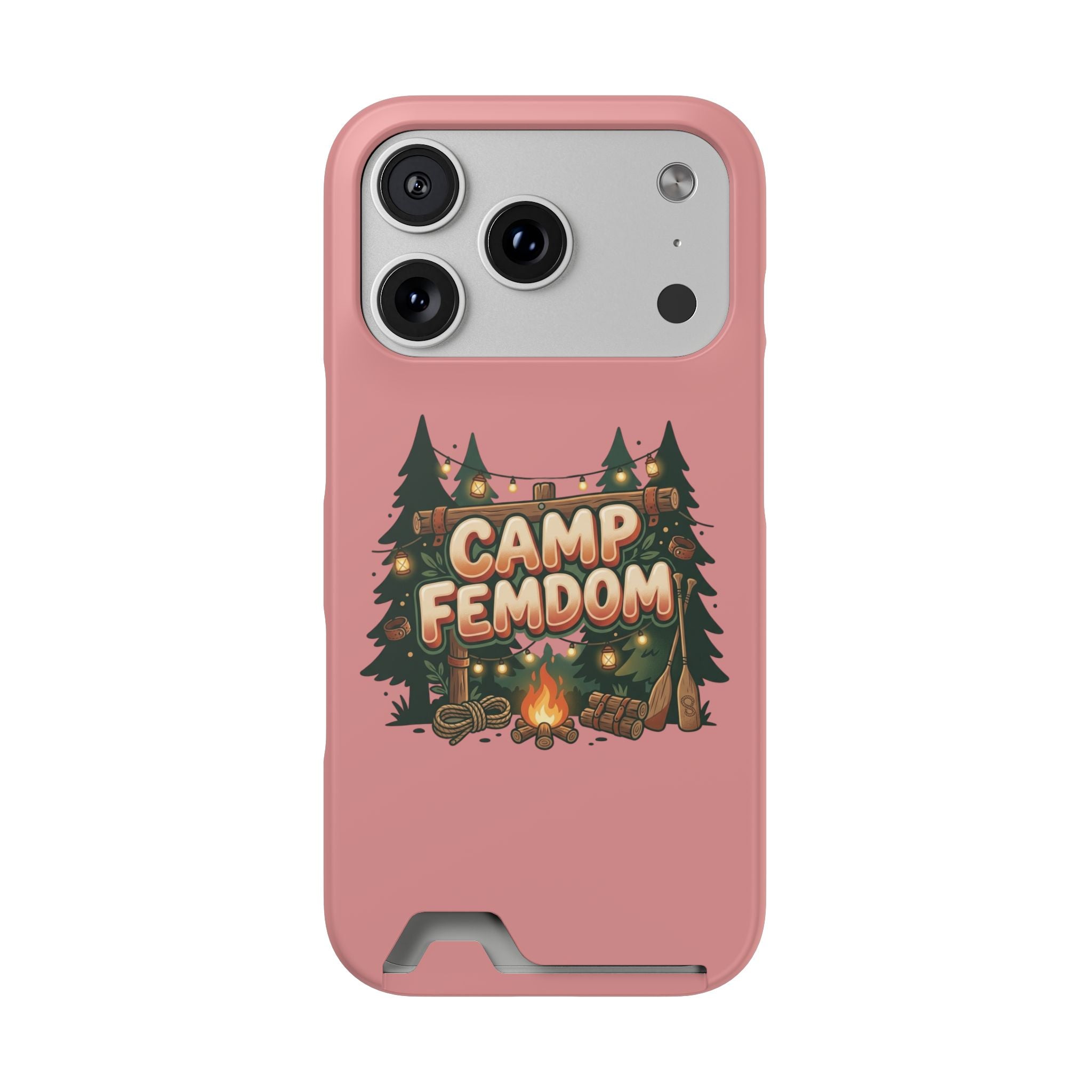 Phone Case — 'Camp Femdom' Card Holder Protective Case