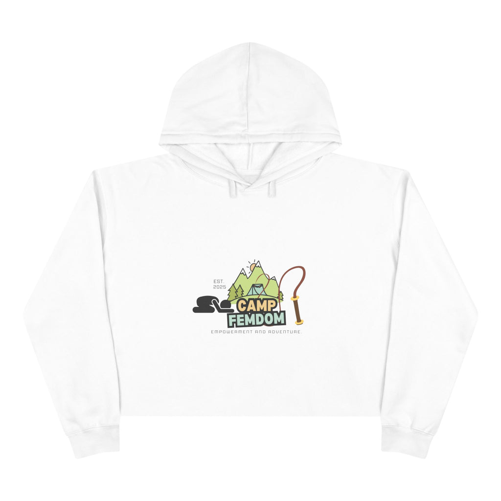 Camp Femdom Logo # 1 Crop Hoodie