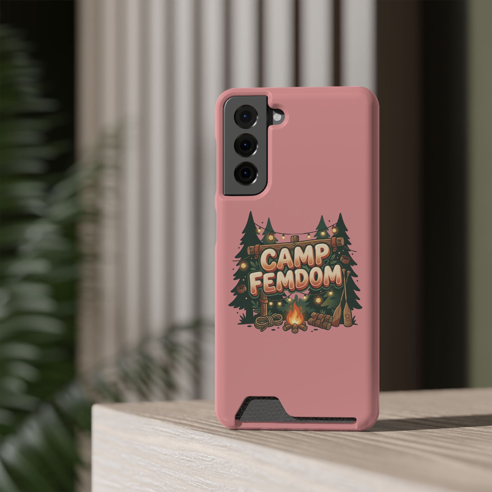 Phone Case — 'Camp Femdom' Card Holder Protective Case