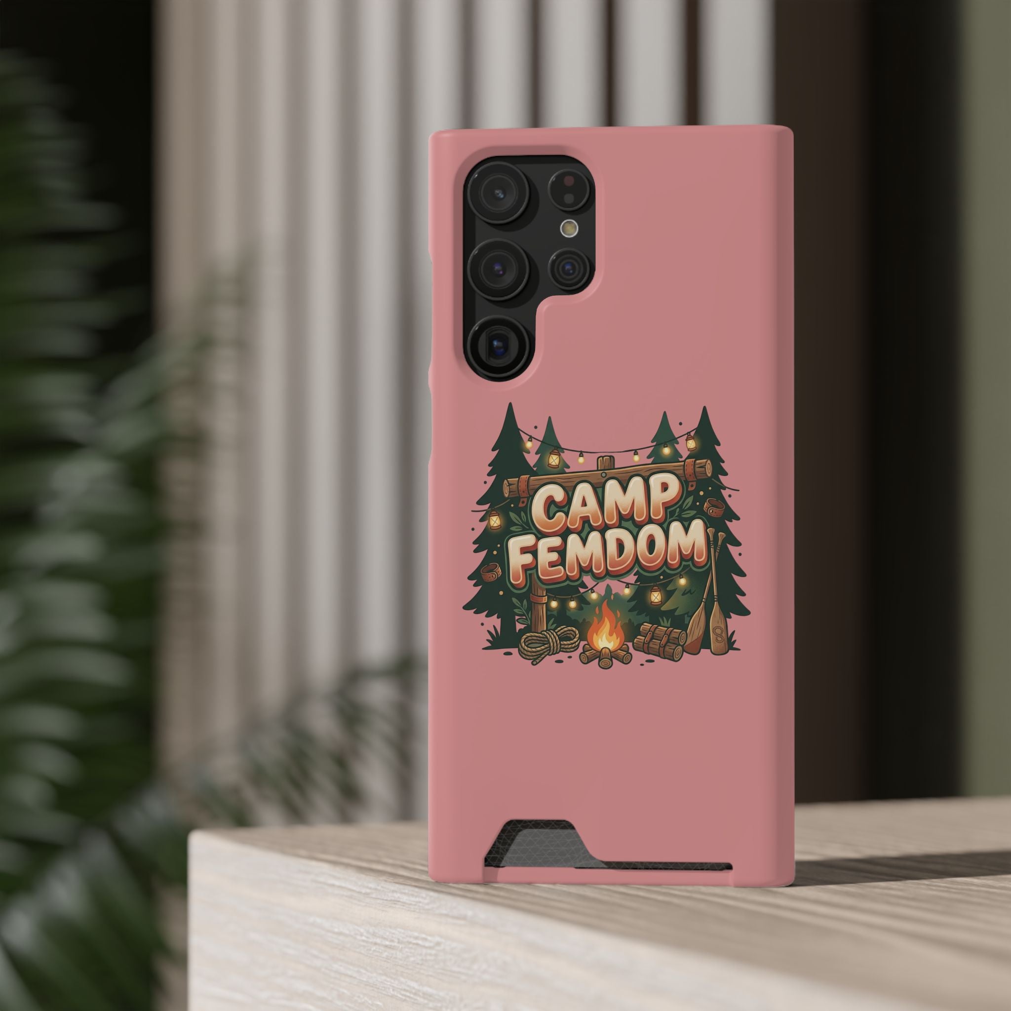 Phone Case — 'Camp Femdom' Card Holder Protective Case