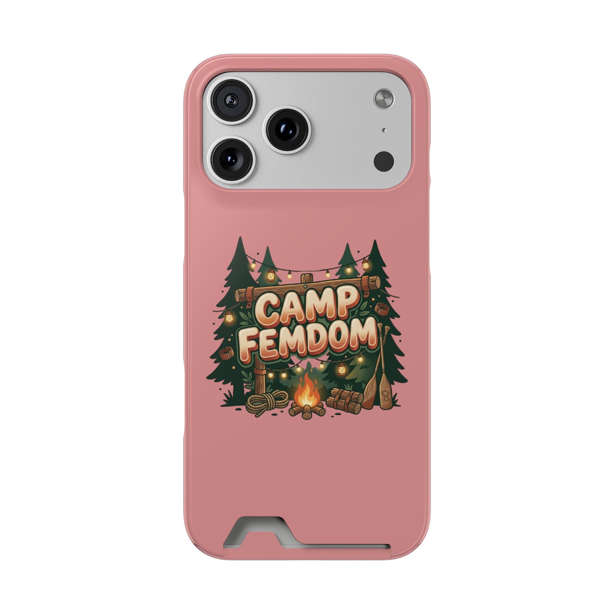 Phone Case — 'Camp Femdom' Card Holder Protective Case