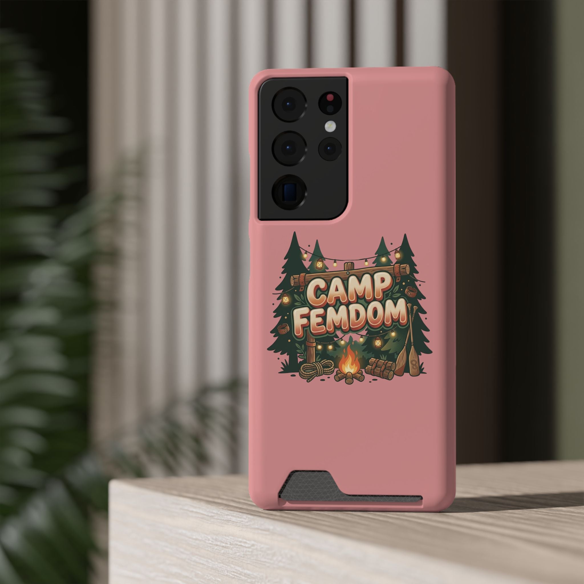 Phone Case — 'Camp Femdom' Card Holder Protective Case