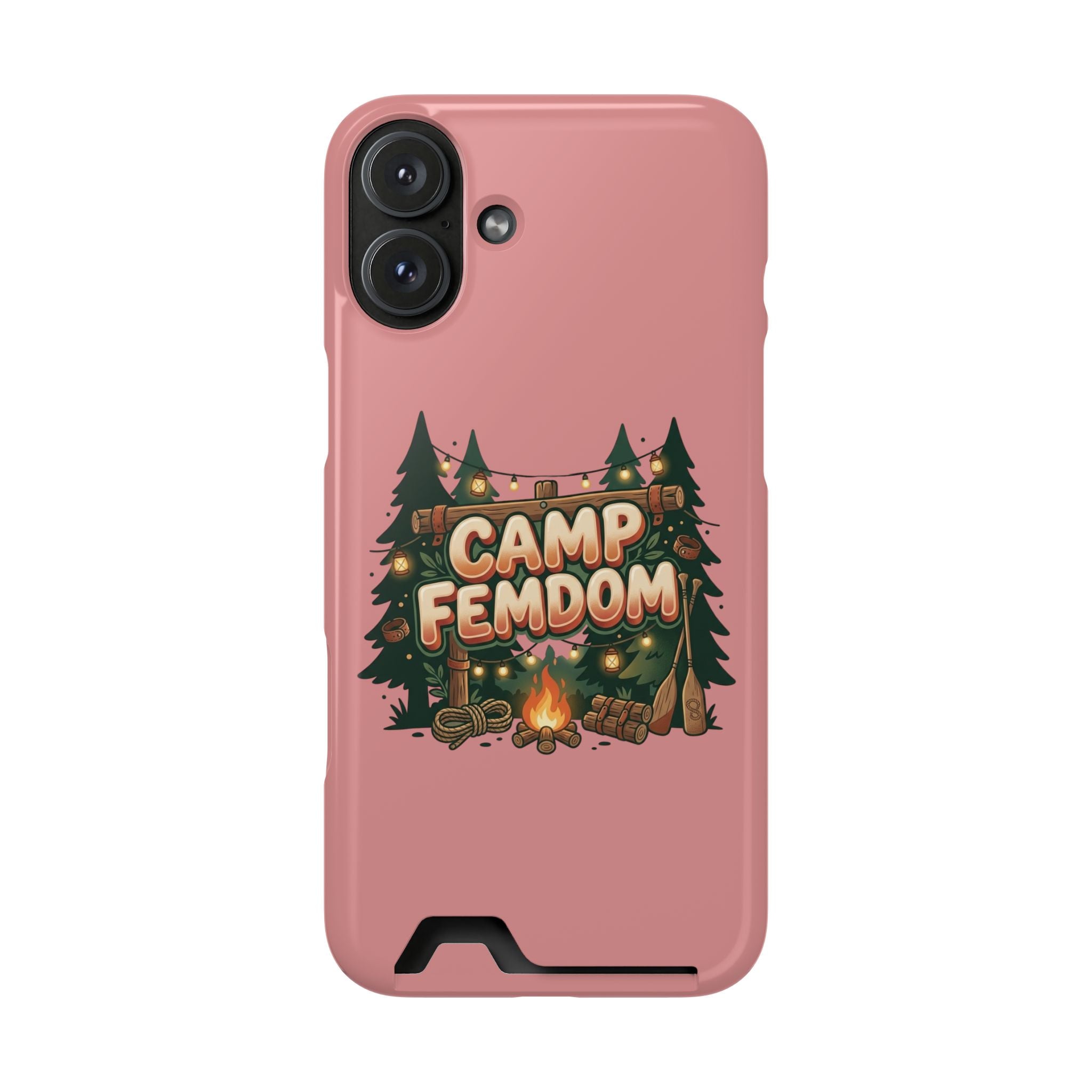 Phone Case — 'Camp Femdom' Card Holder Protective Case