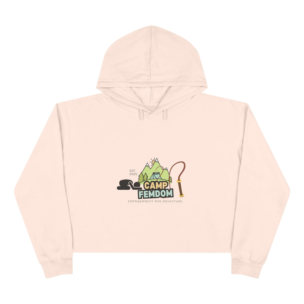 Camp Femdom Logo # 1 Crop Hoodie