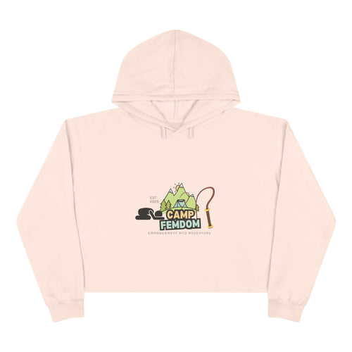 Camp Femdom Logo # 1 Crop Hoodie