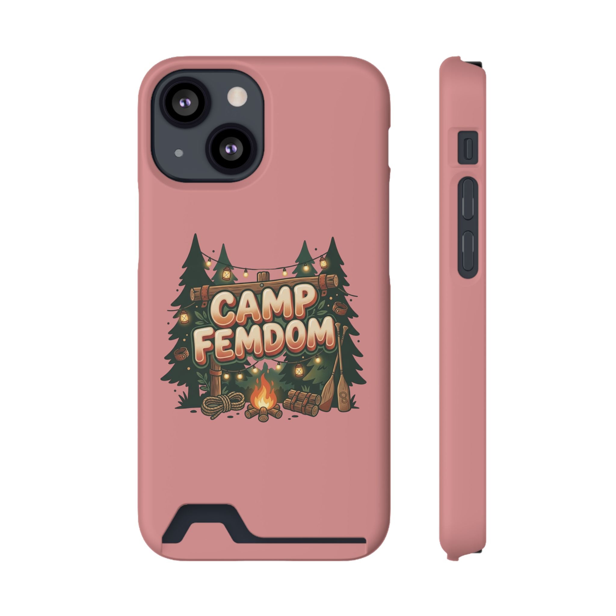 Phone Case — 'Camp Femdom' Card Holder Protective Case