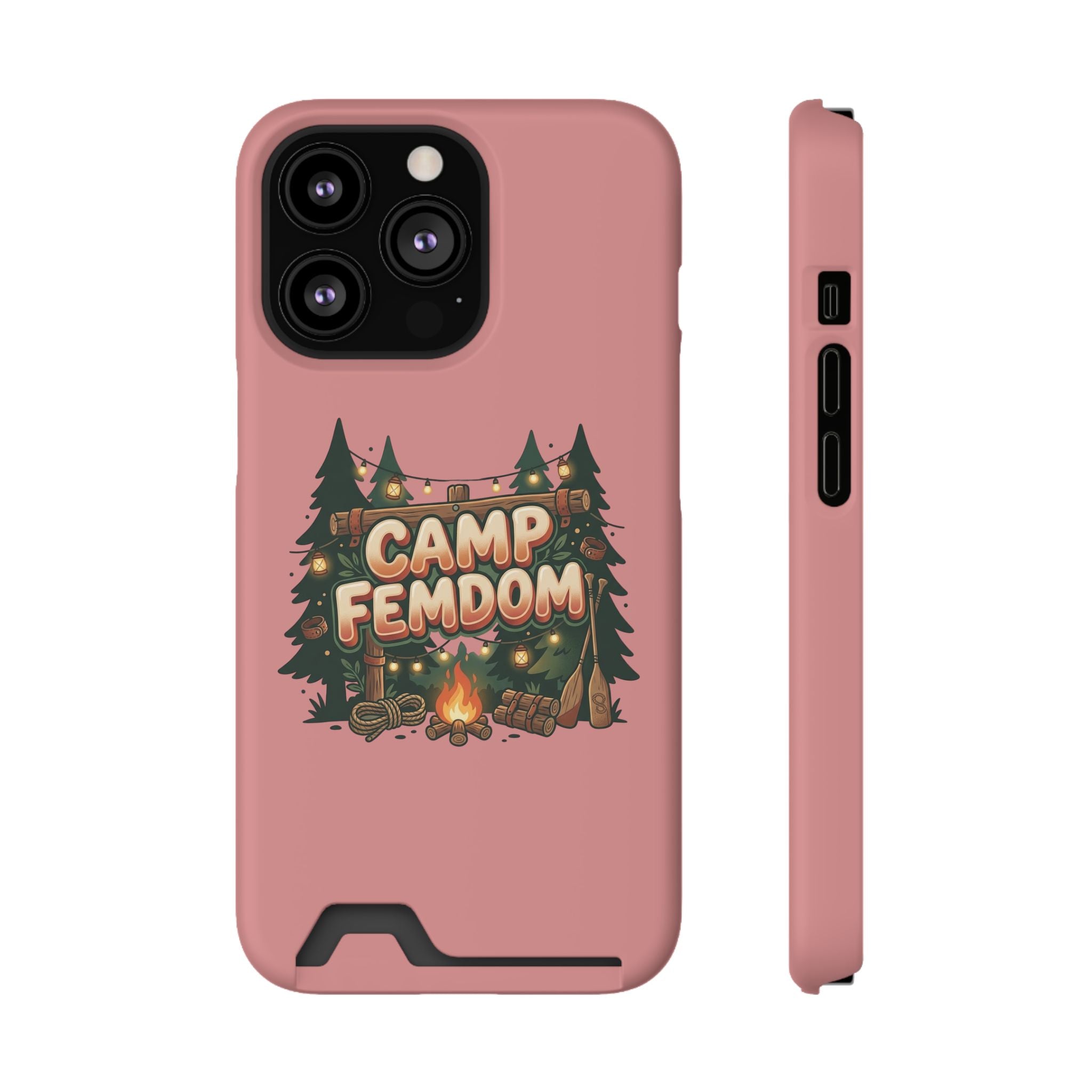 Phone Case — 'Camp Femdom' Card Holder Protective Case