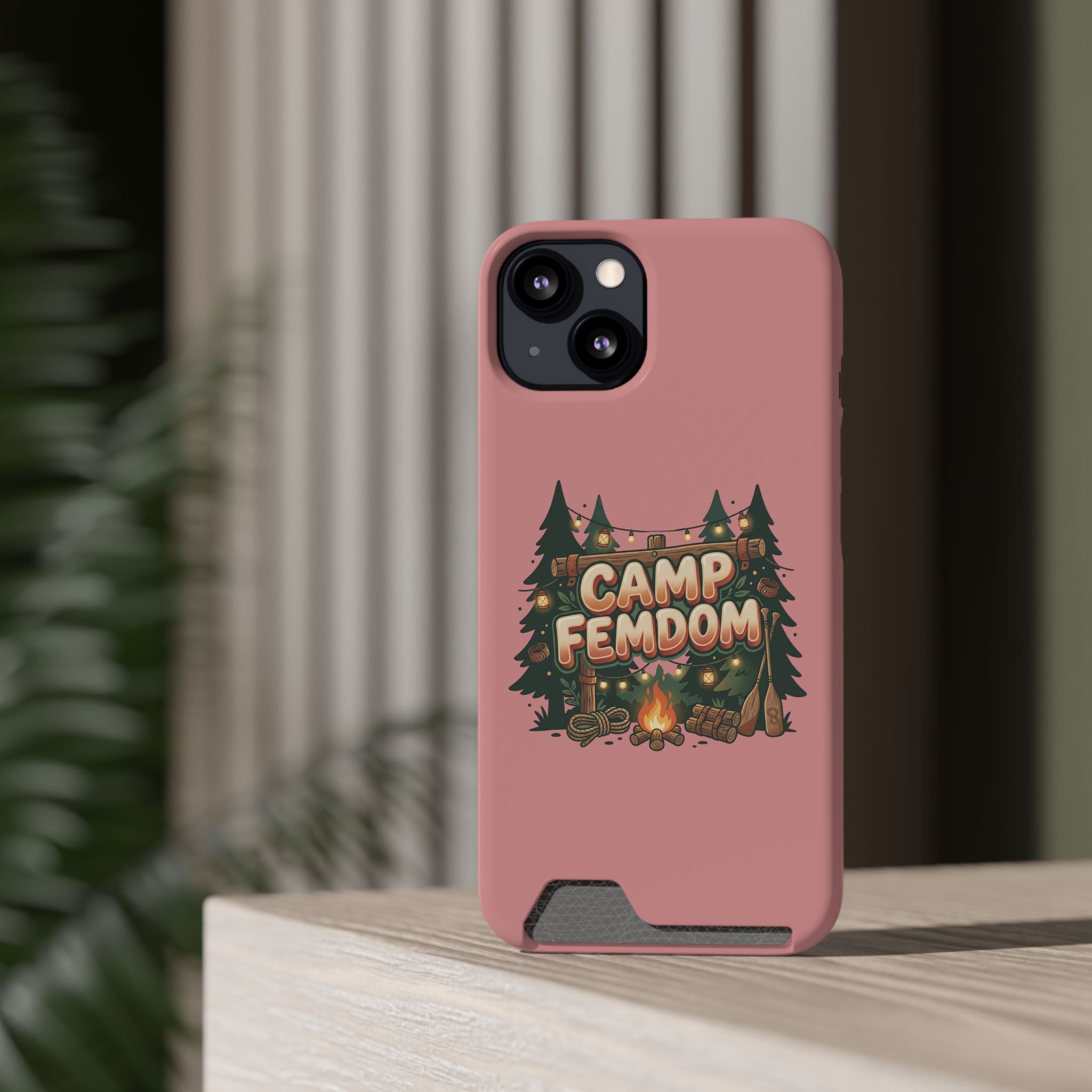 Phone Case — 'Camp Femdom' Card Holder Protective Case