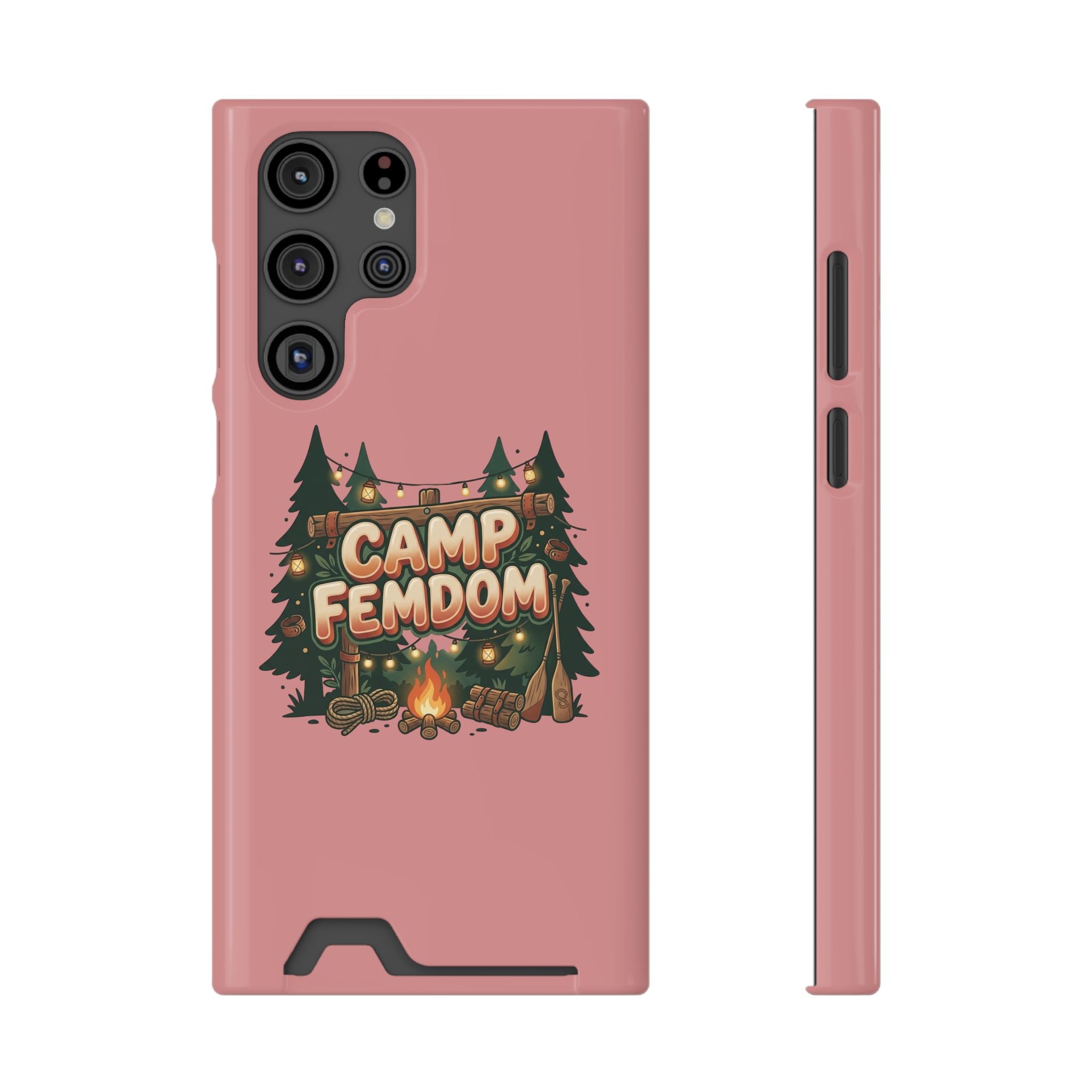 Phone Case — 'Camp Femdom' Card Holder Protective Case