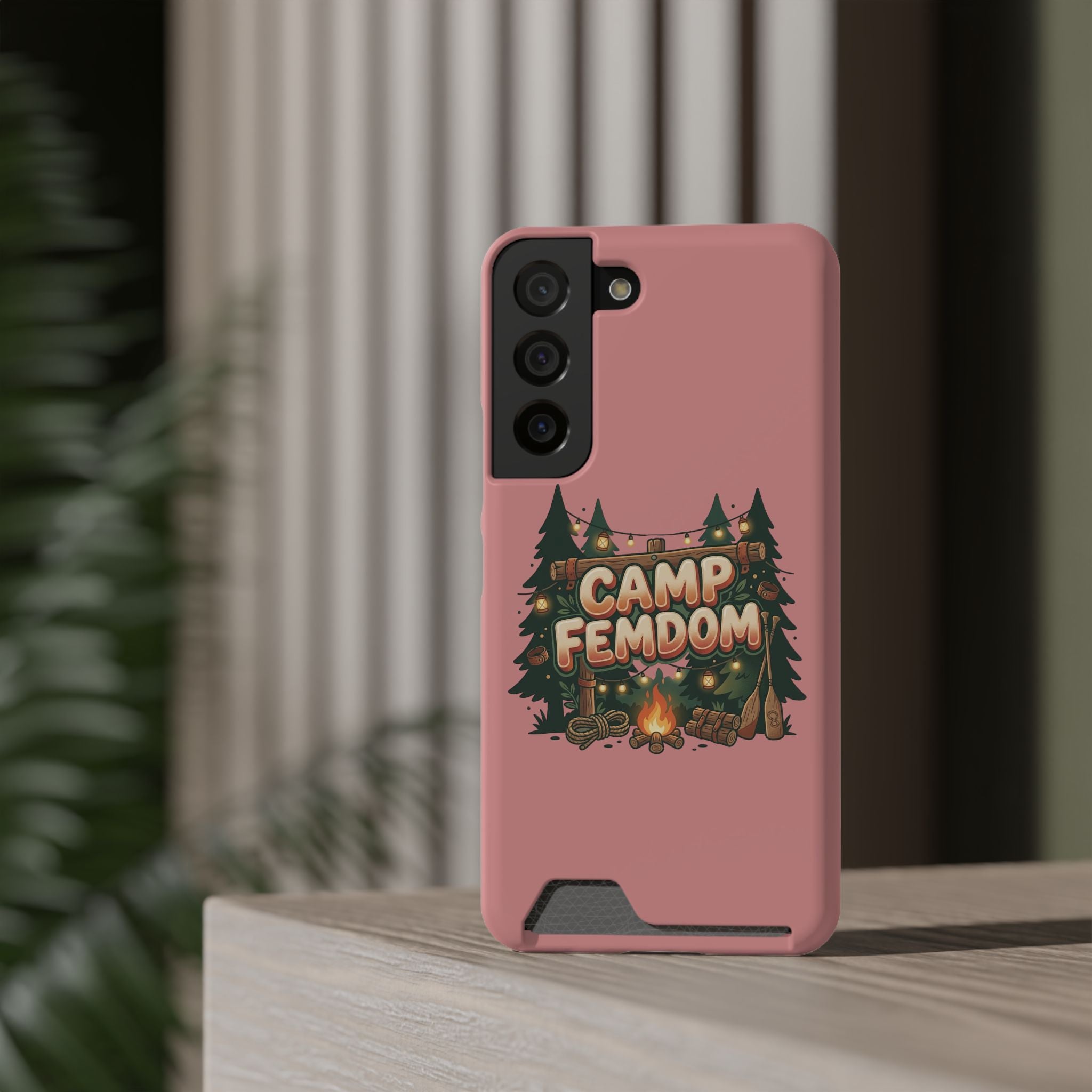 Phone Case — 'Camp Femdom' Card Holder Protective Case