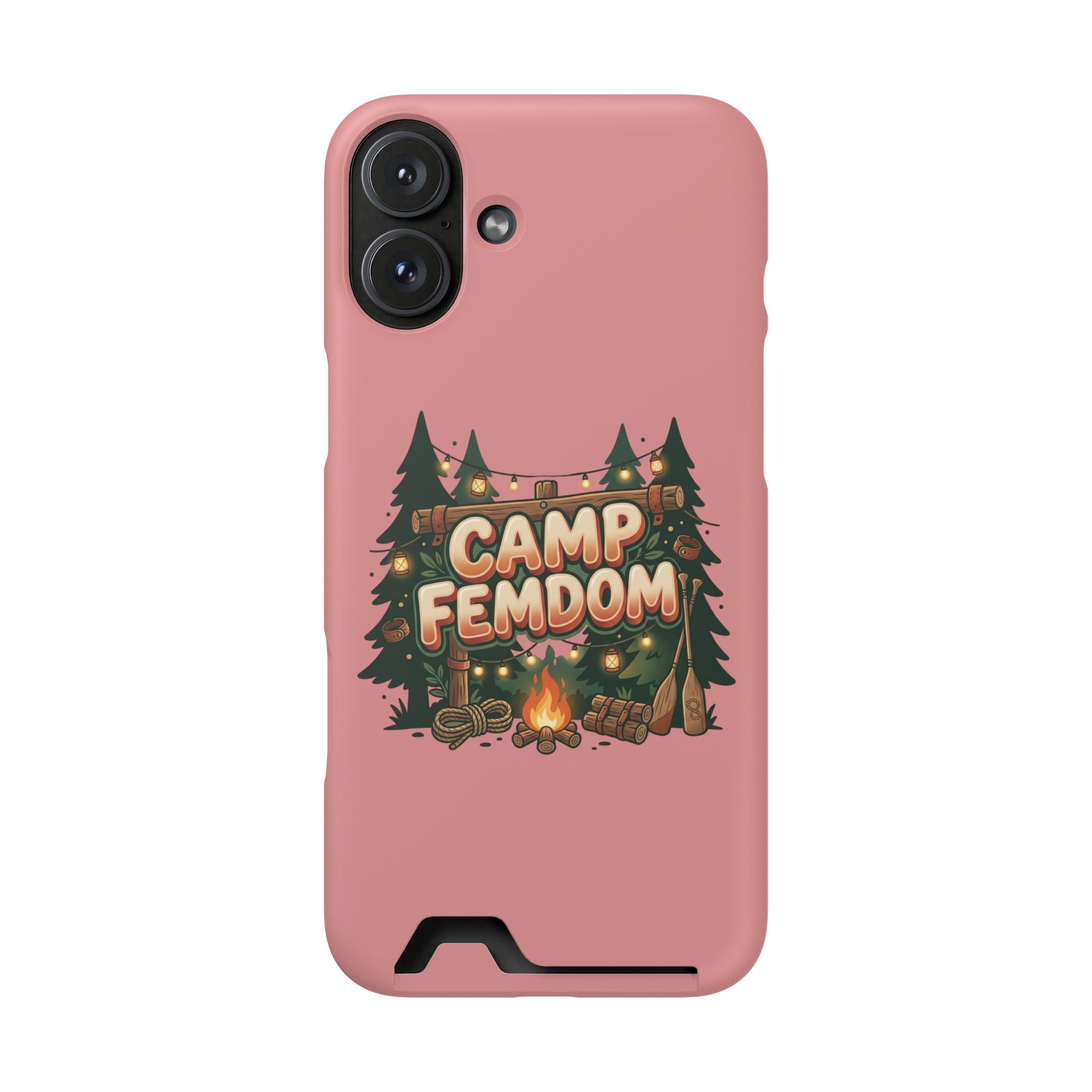 Phone Case — 'Camp Femdom' Card Holder Protective Case