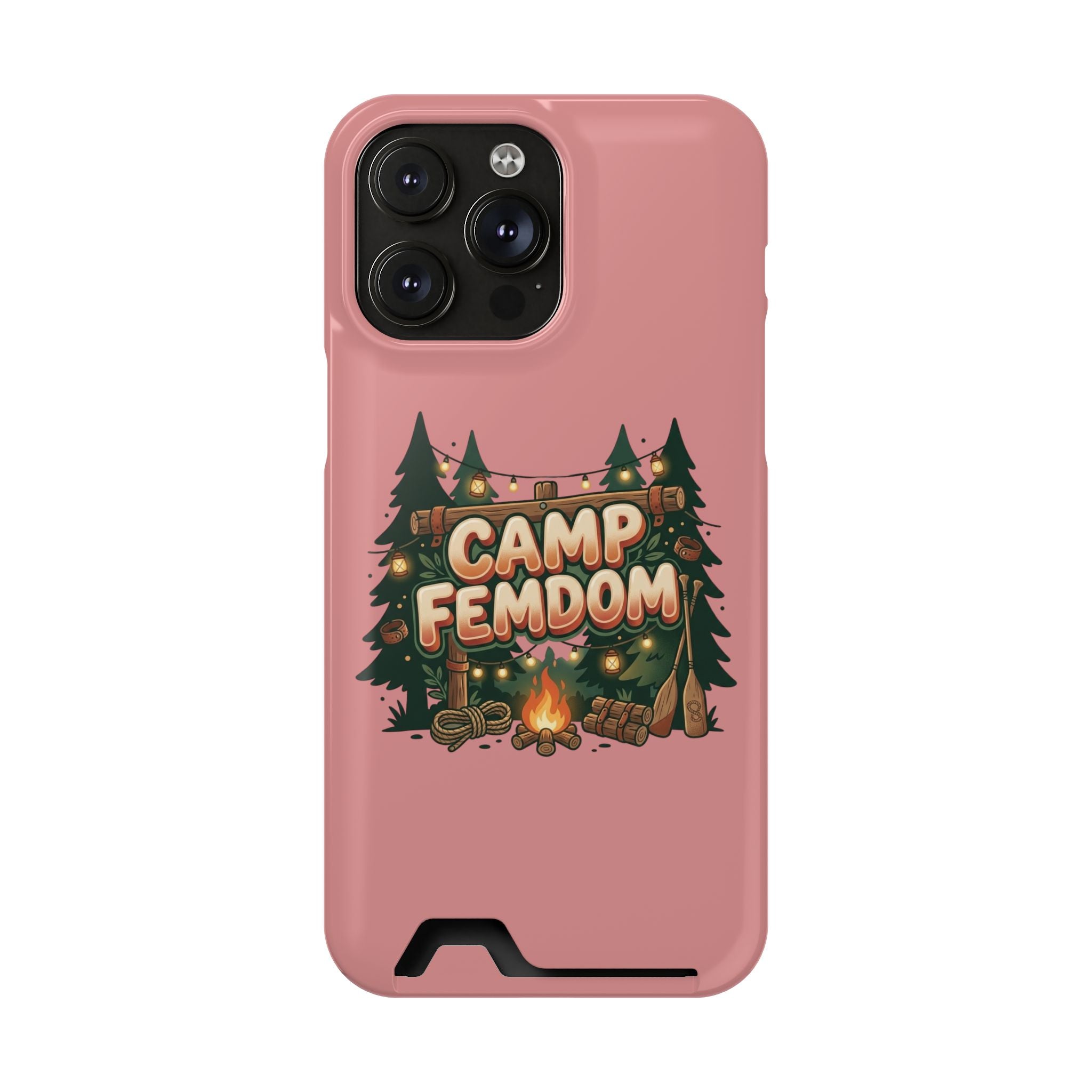 Phone Case — 'Camp Femdom' Card Holder Protective Case