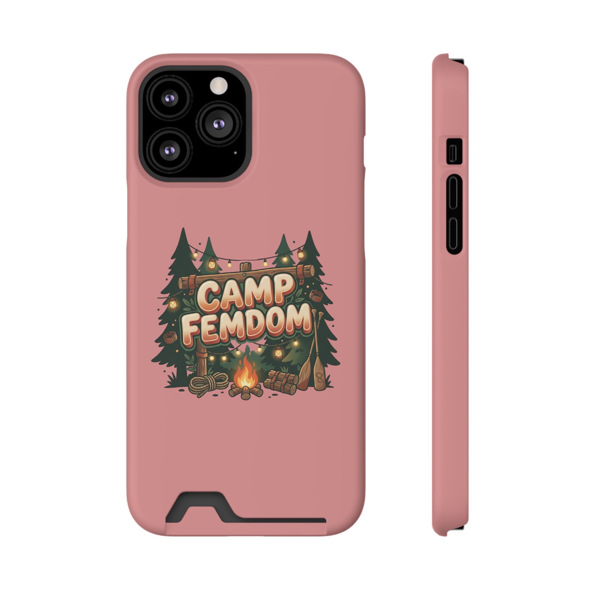 Phone Case — 'Camp Femdom' Card Holder Protective Case