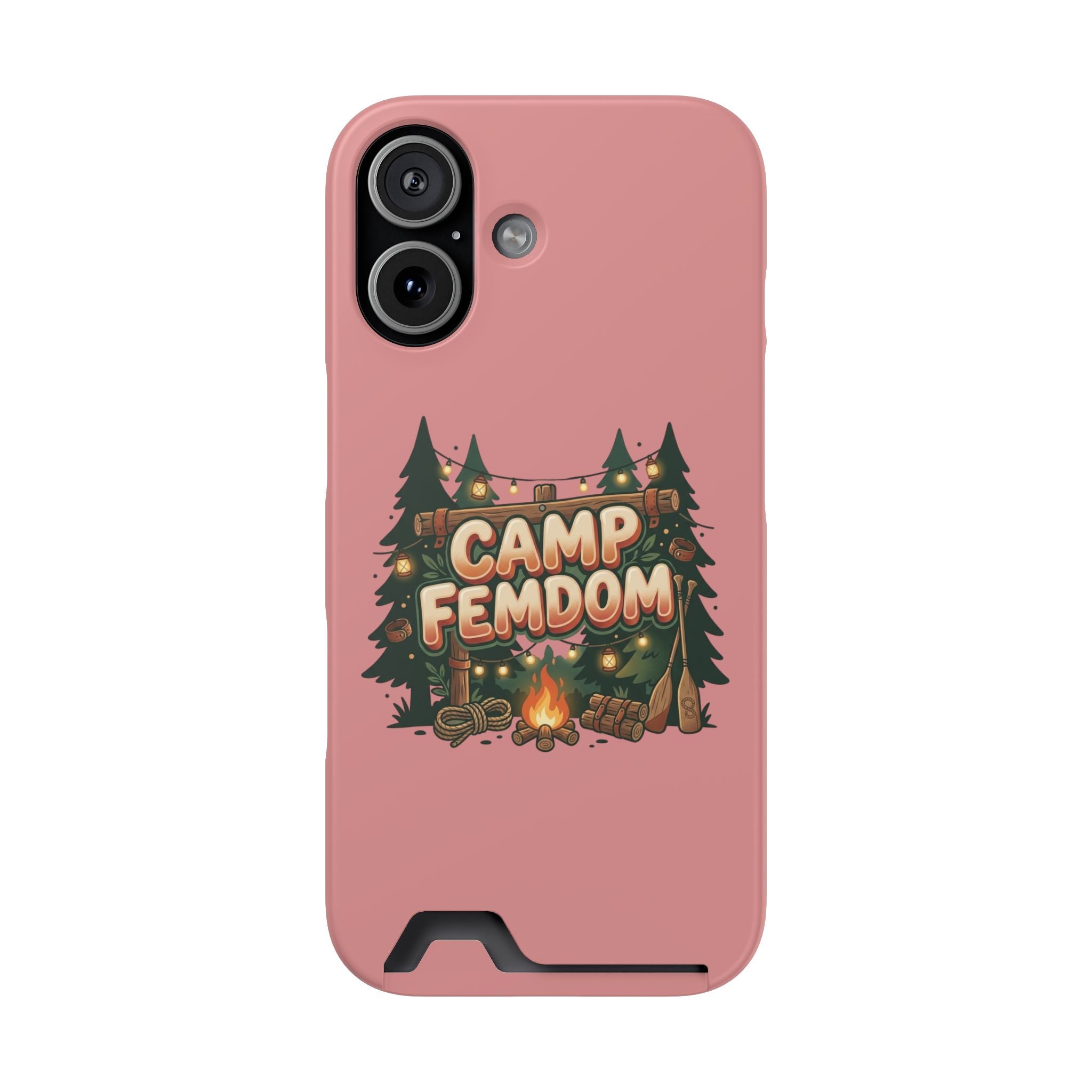 Phone Case — 'Camp Femdom' Card Holder Protective Case