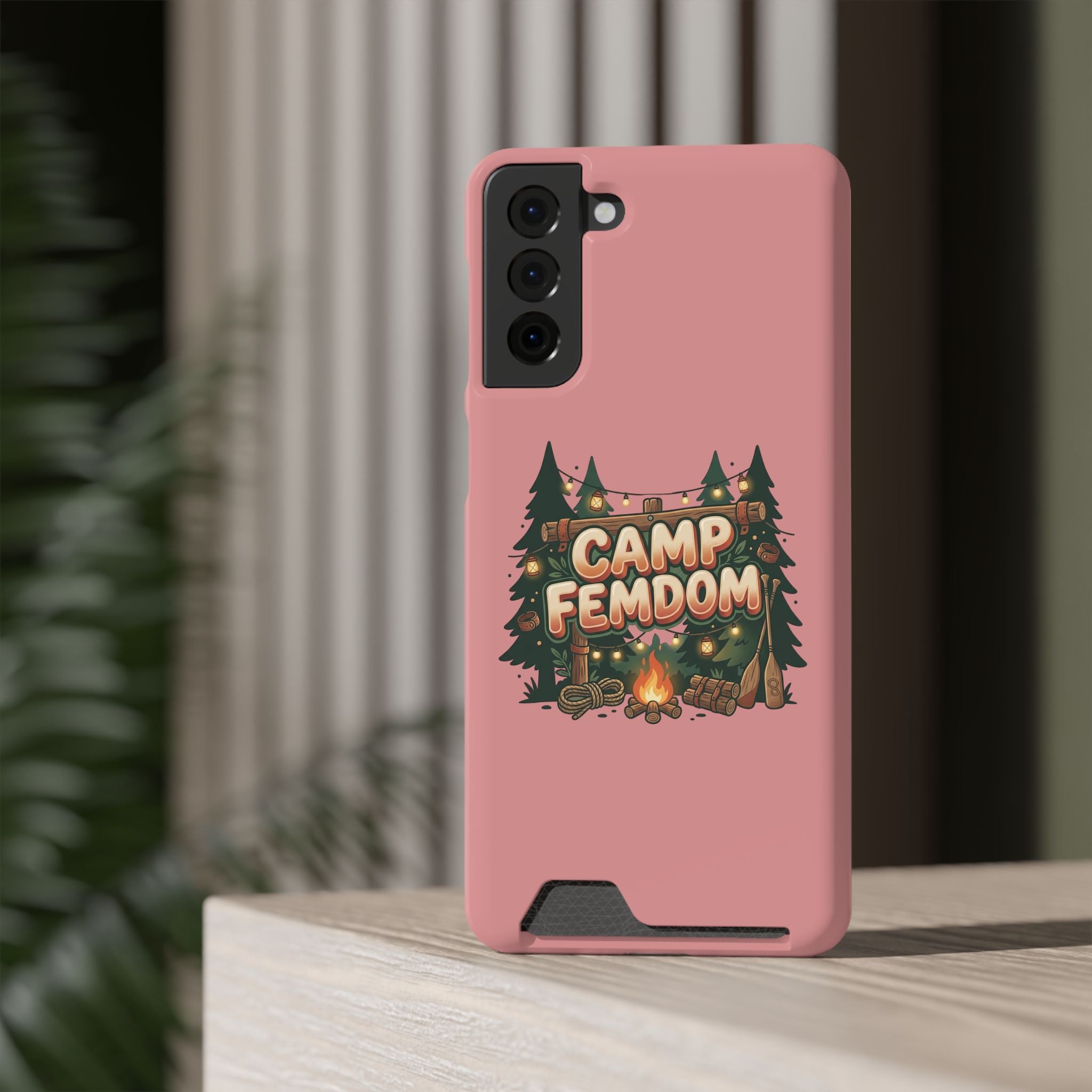 Phone Case — 'Camp Femdom' Card Holder Protective Case