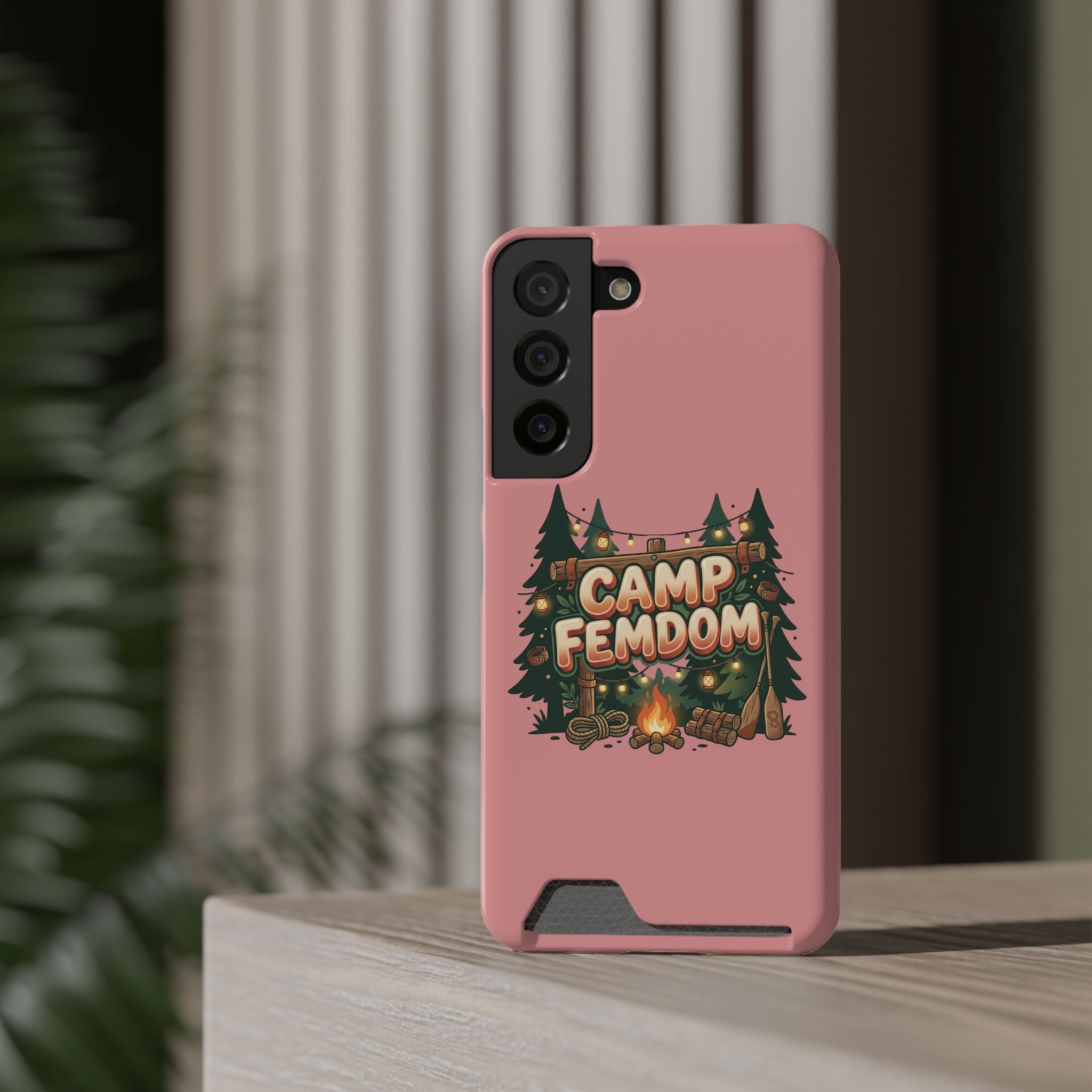 Phone Case — 'Camp Femdom' Card Holder Protective Case