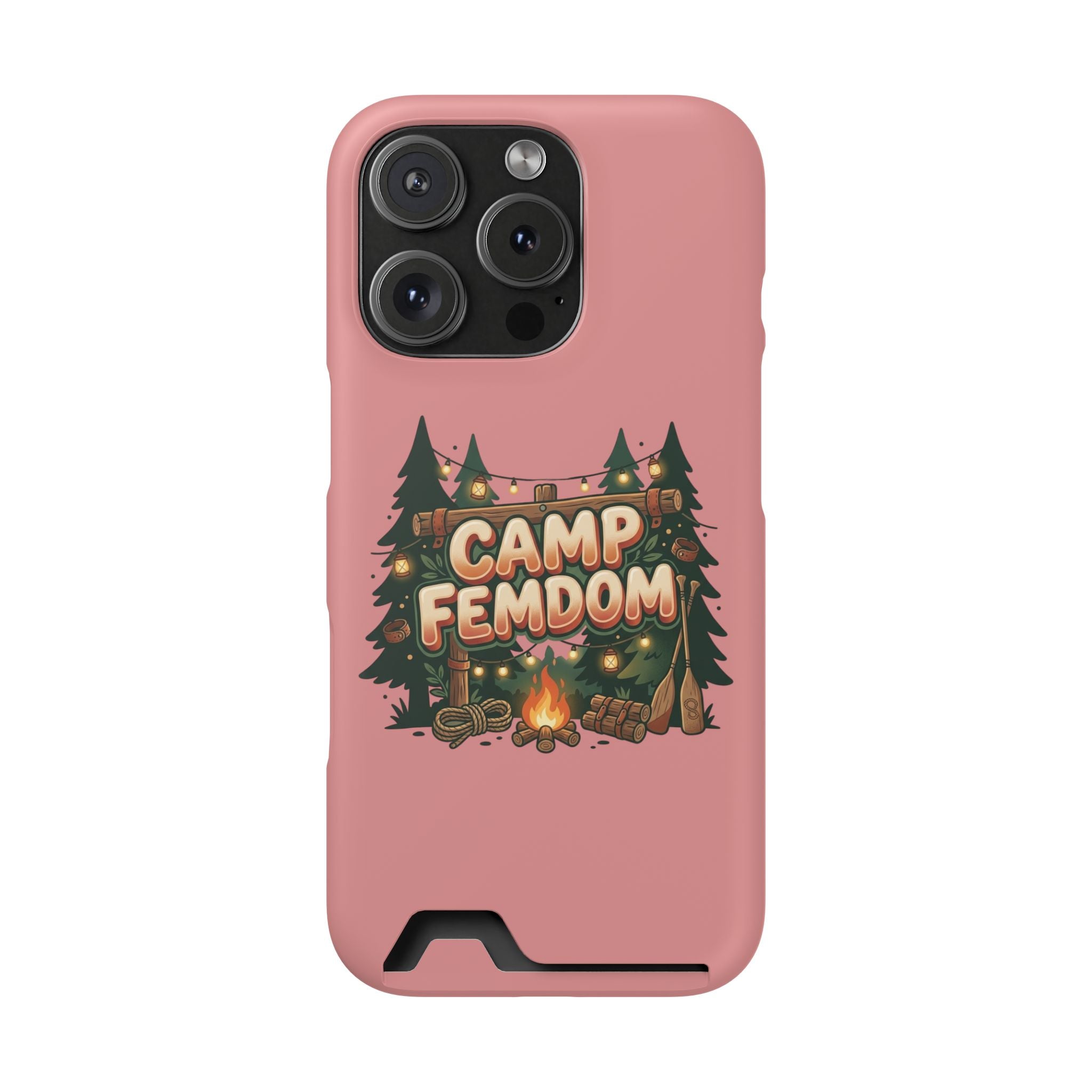 Phone Case — 'Camp Femdom' Card Holder Protective Case