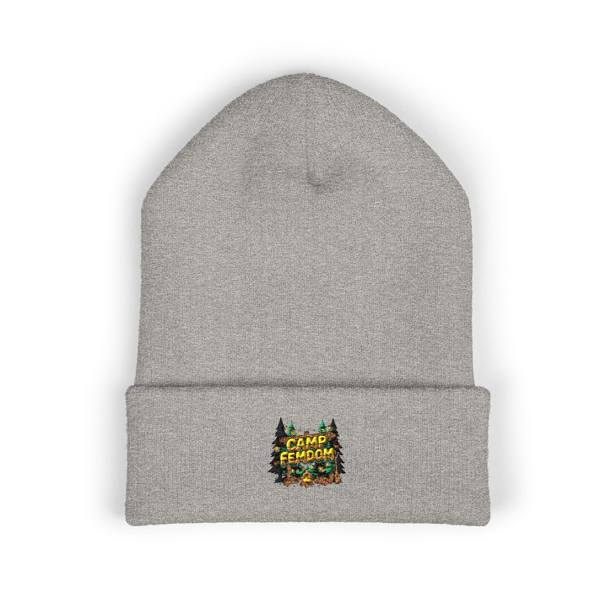 Embroidered 'Camp Femdom' Cuffed Beanie