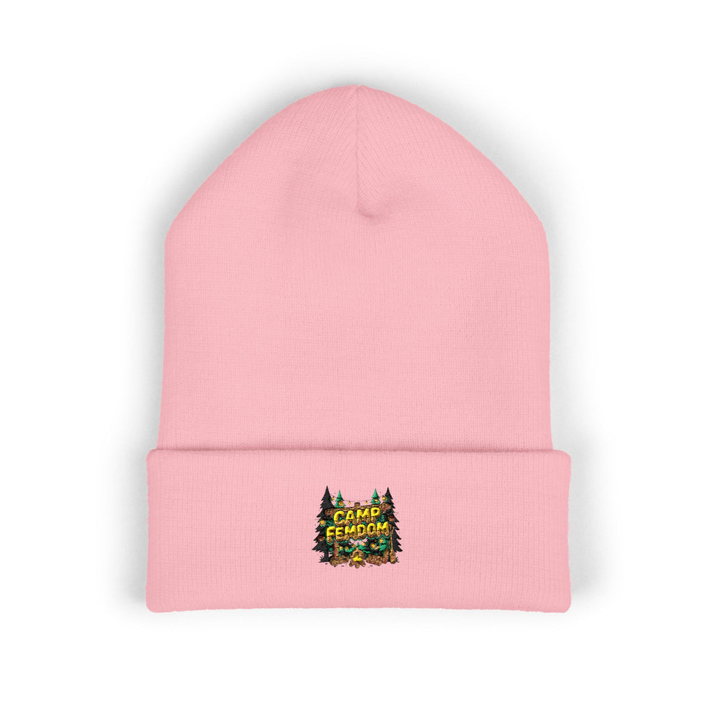 Embroidered 'Camp Femdom' Cuffed Beanie