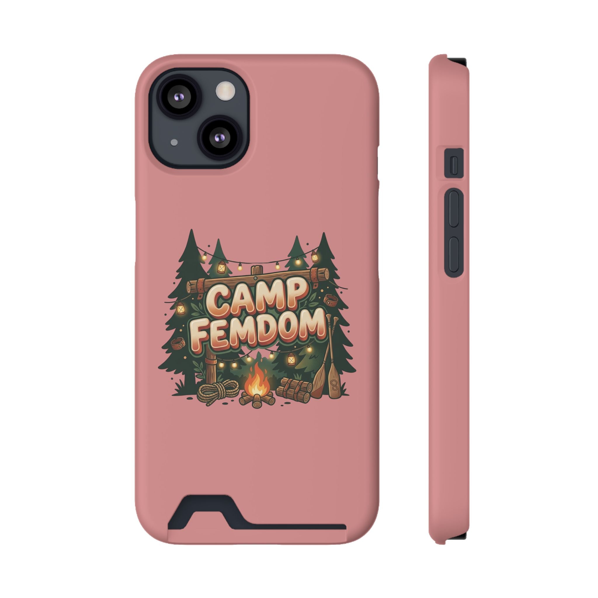 Phone Case — 'Camp Femdom' Card Holder Protective Case